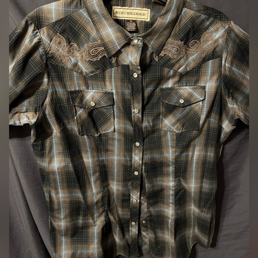 Western button down shirt